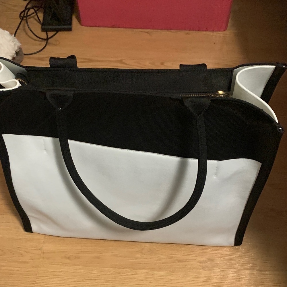 Kate Spade Monochrome Text Tote - Picture 2 of 5